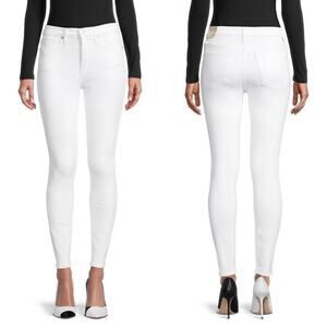 Madewell High Riser Skinny Jeans White Size 24